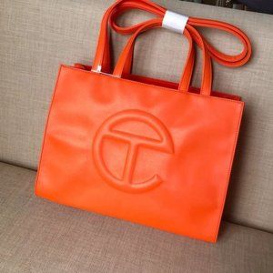 ✨authentic✨Telfar Shopping Bag Medium Orange Women's
